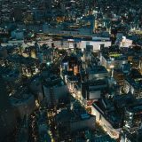 池袋の風景（東口の夜景）